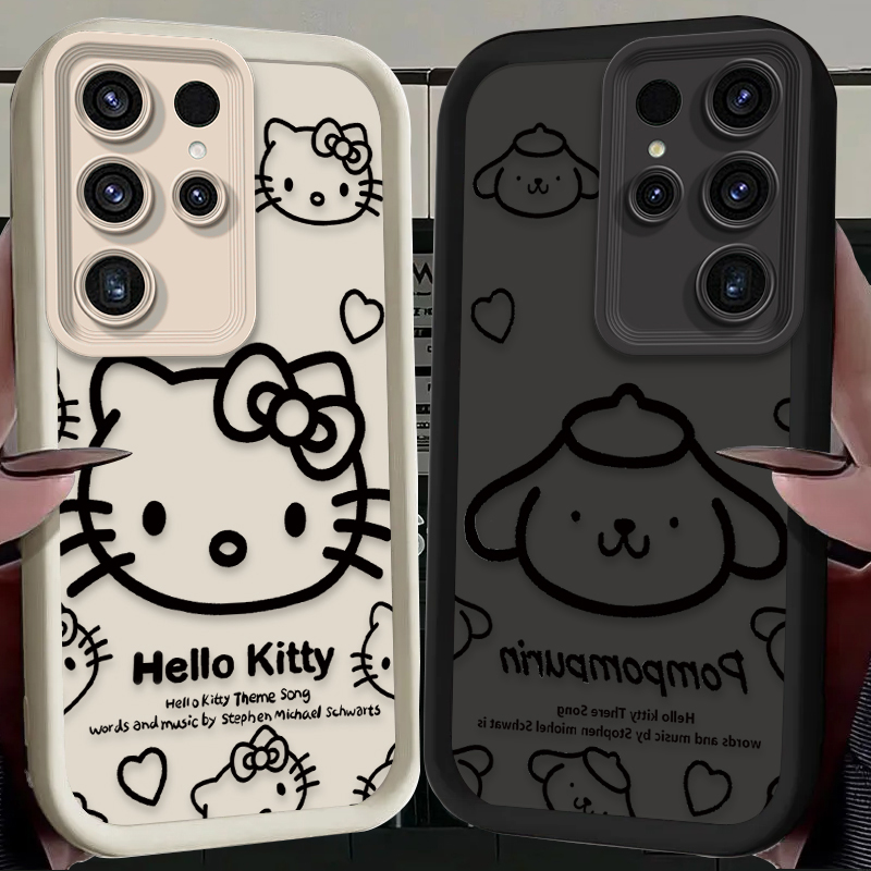 Sanrio Hello Kitty Pompom Puri - Phone Cases For Samsung S21 5G のレビューと価格