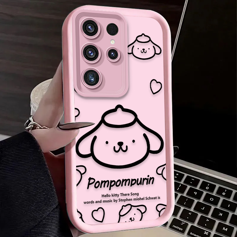 Sanrio Hello Kitty Pompom Puri - Phone Cases For Samsung S21 5G のレビューと価格