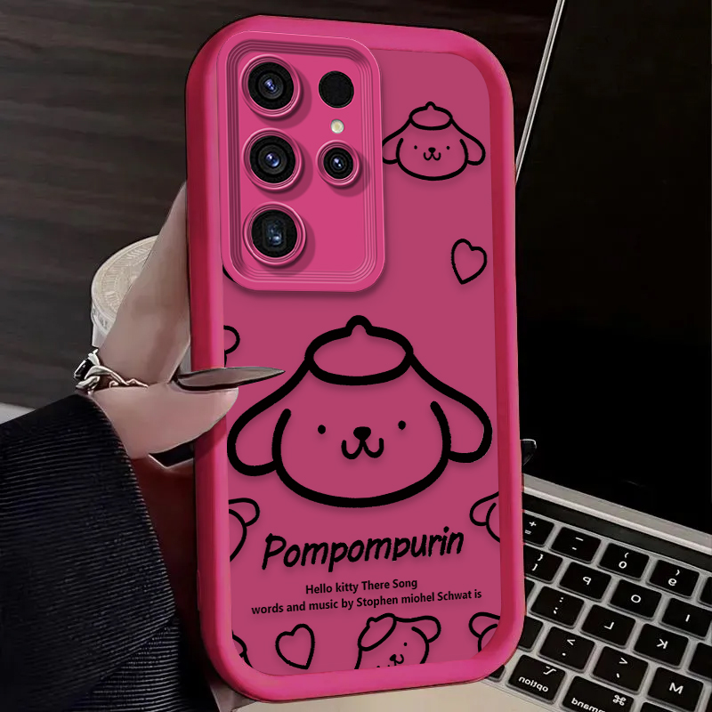Sanrio Hello Kitty Pompom Puri - Phone Cases For Samsung S21 5G のレビューと価格