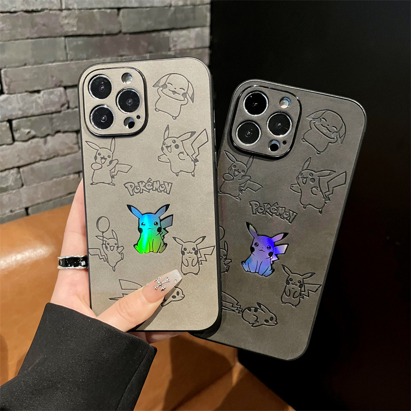 Cartoon Pikachu Faux Leather L - Phone Cases Unique のレビューと価格