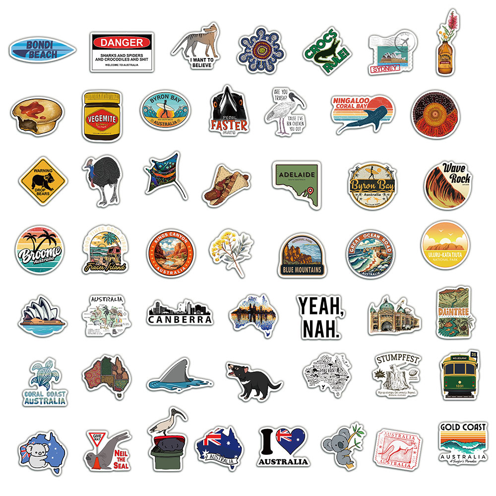 50PCS Commonwealth of Australi - Phone Cases Australia のレビューと価格