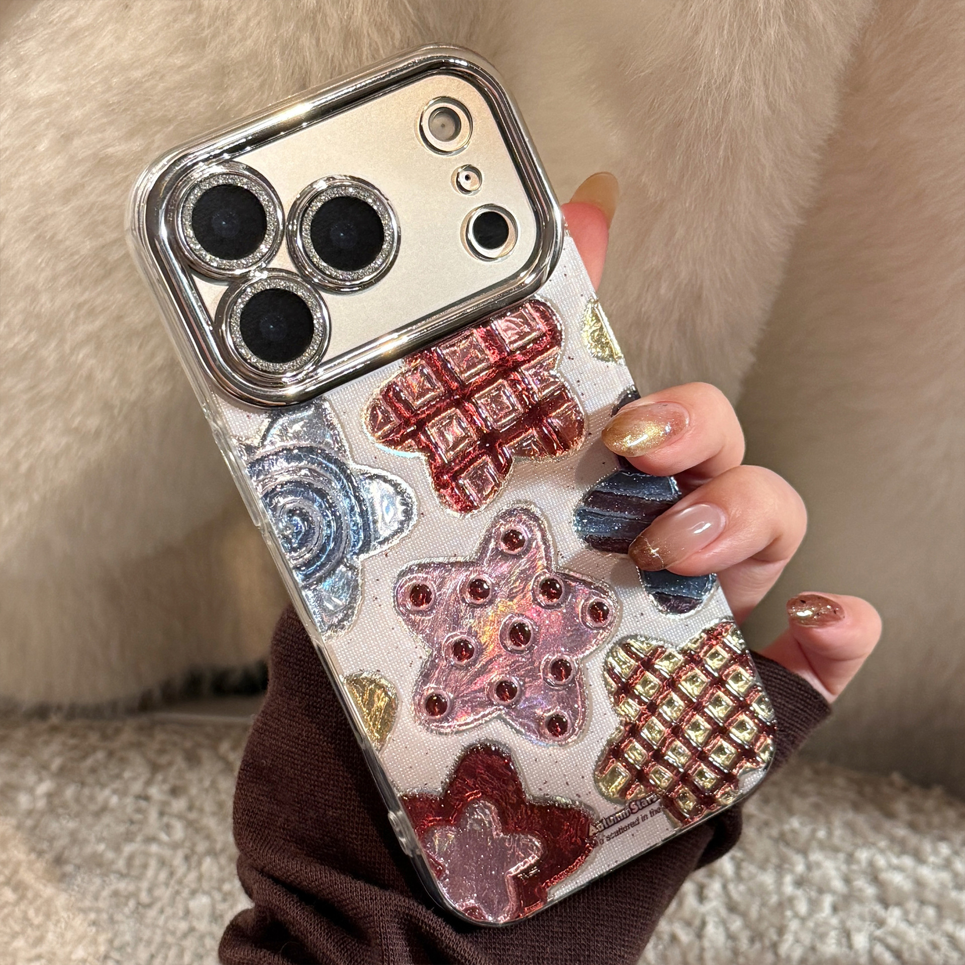 Korean Colorful Stars Glitter  - Phone Cases Unique のレビューと価格