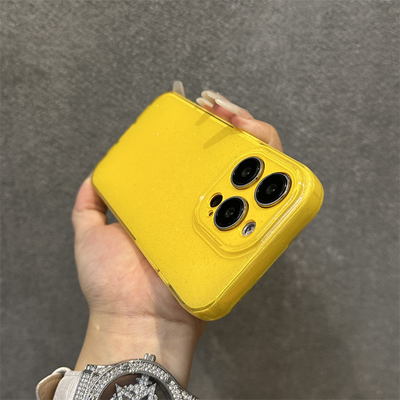 Bright Fluorscent Yellow Glitt - Phone Cases Arc のレビューと価格