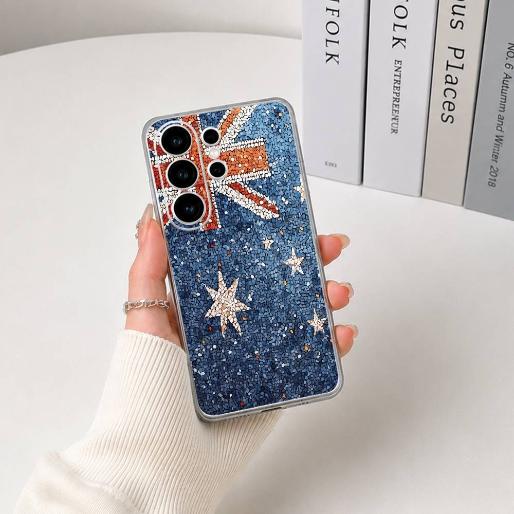 Flag of Australia Clear Phone  - Phone Cases Australia のレビューと価格