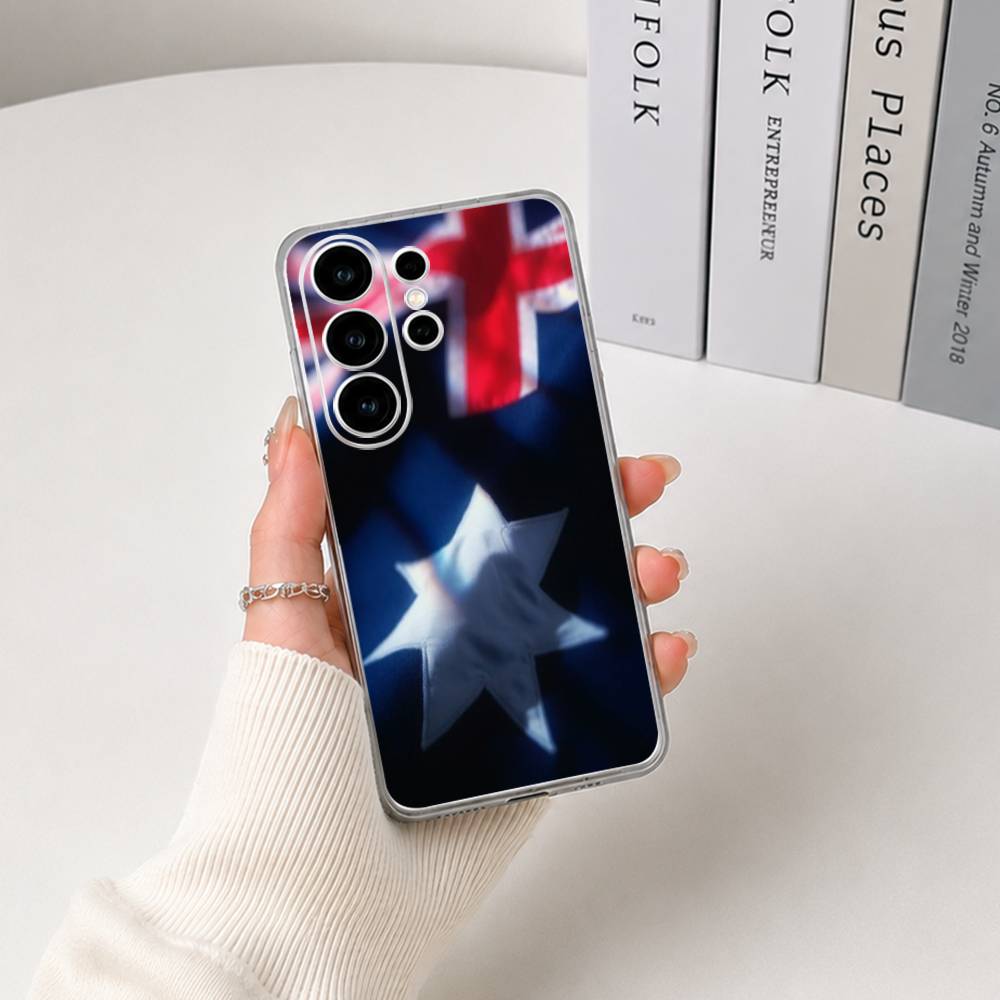 Flag of Australia Clear Phone  - Phone Cases Australia のレビューと価格