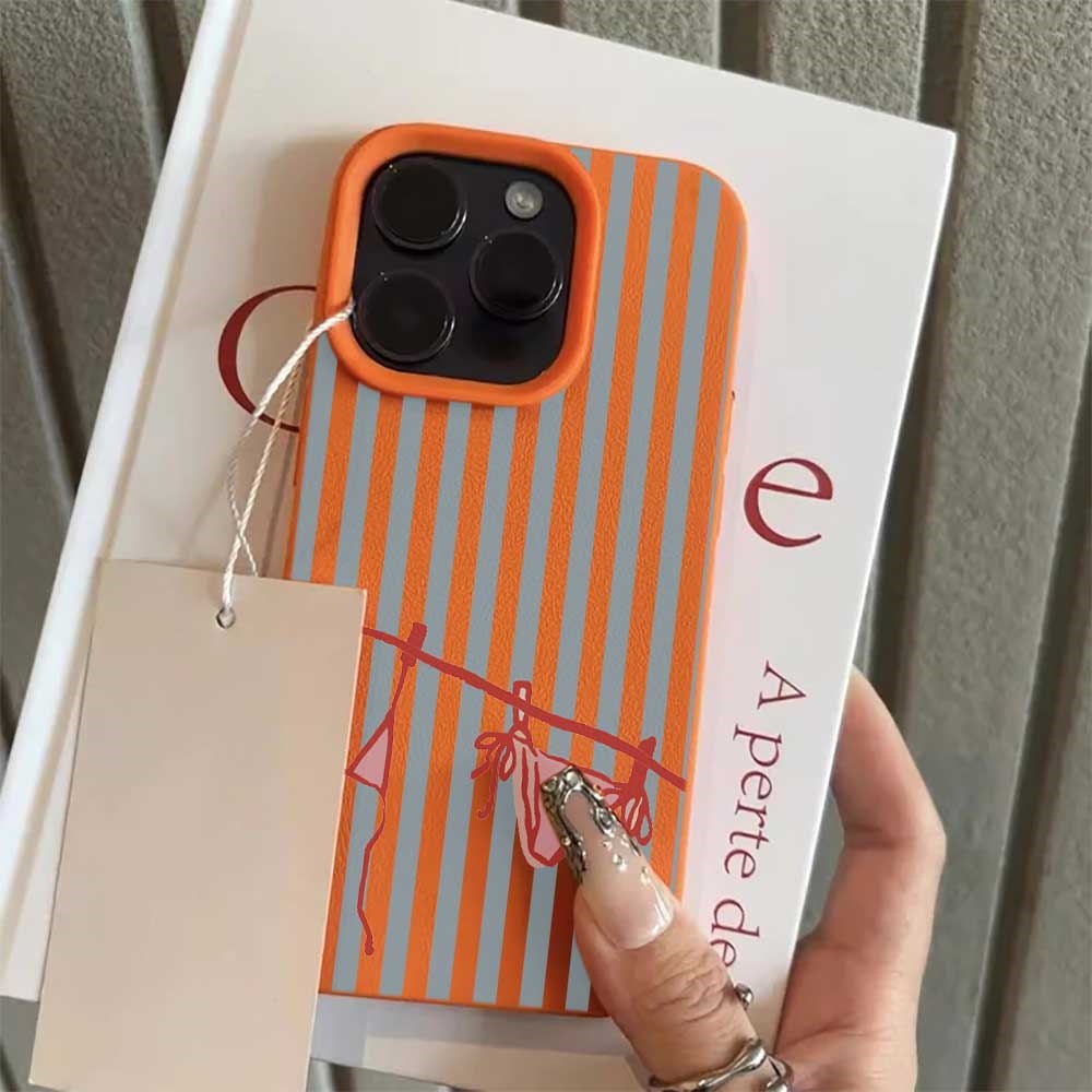 Blue White Striped Bikini Phon - Phone Cases Blue のレビューと価格
