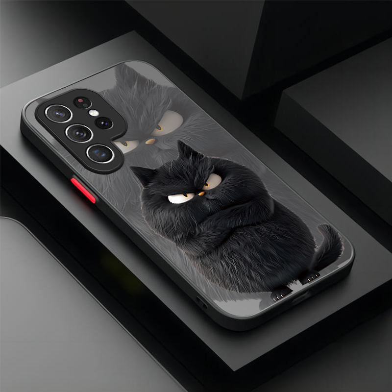Angry Cat Couple Style Case fo - Phone Cases For Samsung S21 5G のレビューと価格