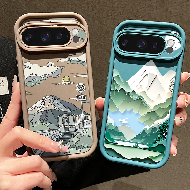 Mountain Road Patterned Phone  - Phone Cases Google Pixel 10 Pro のレビューと価格