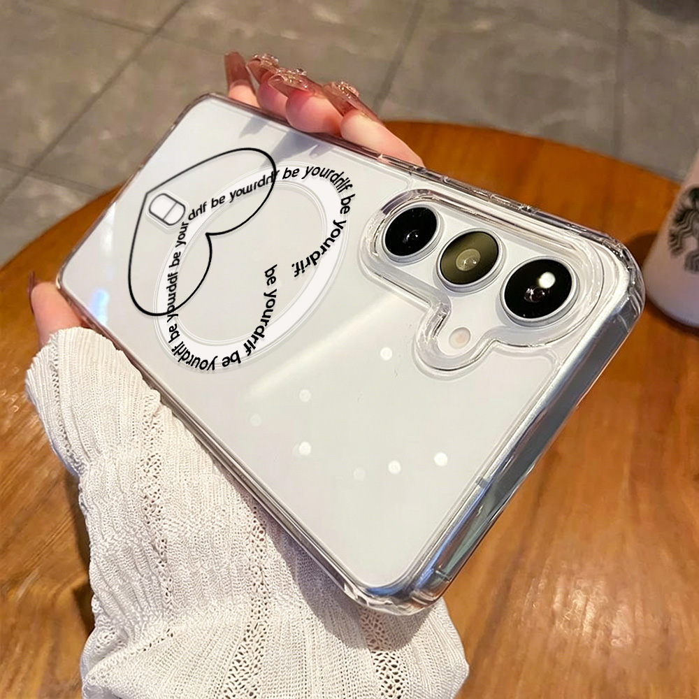 For Magsafe Love Heart Phone C - Clear Magsafe Case のレビューと価格