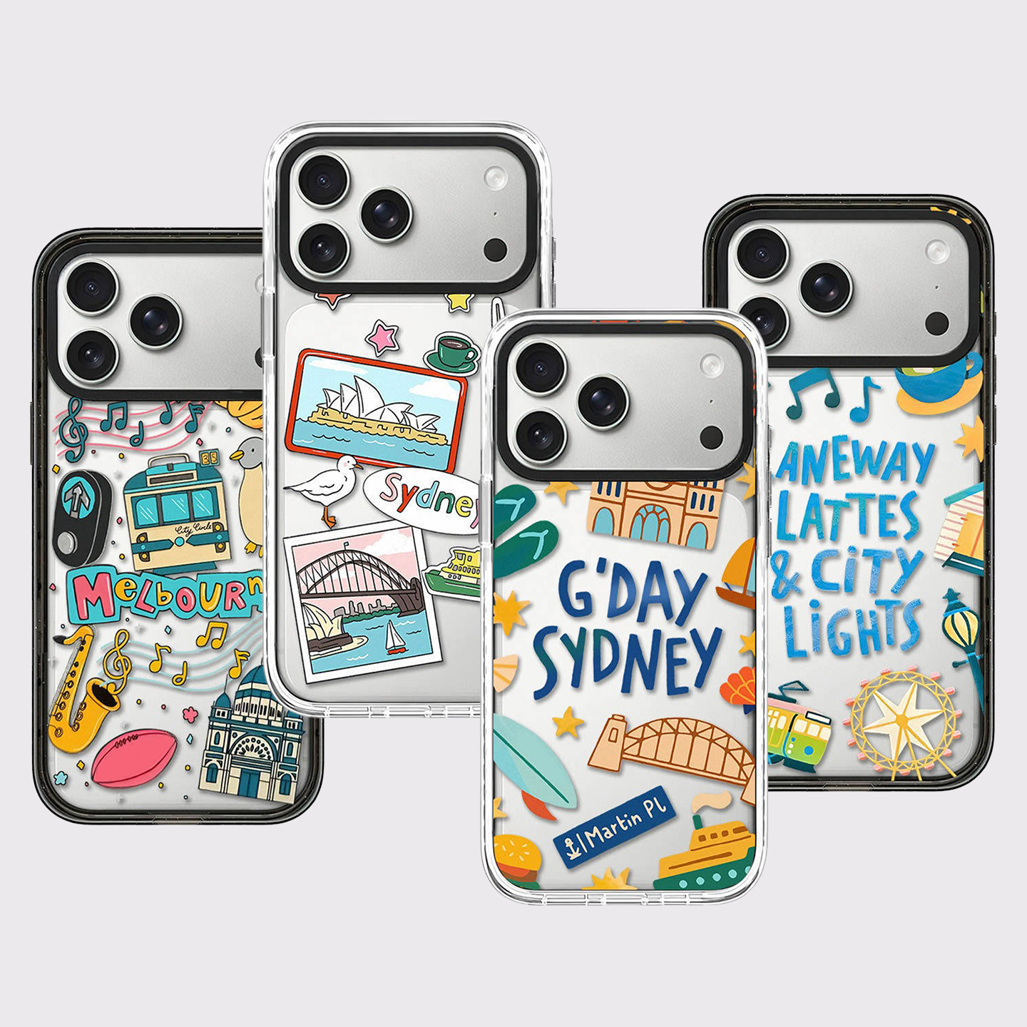 Australia Travel Black / White - Phone Cases Australia のレビューと価格