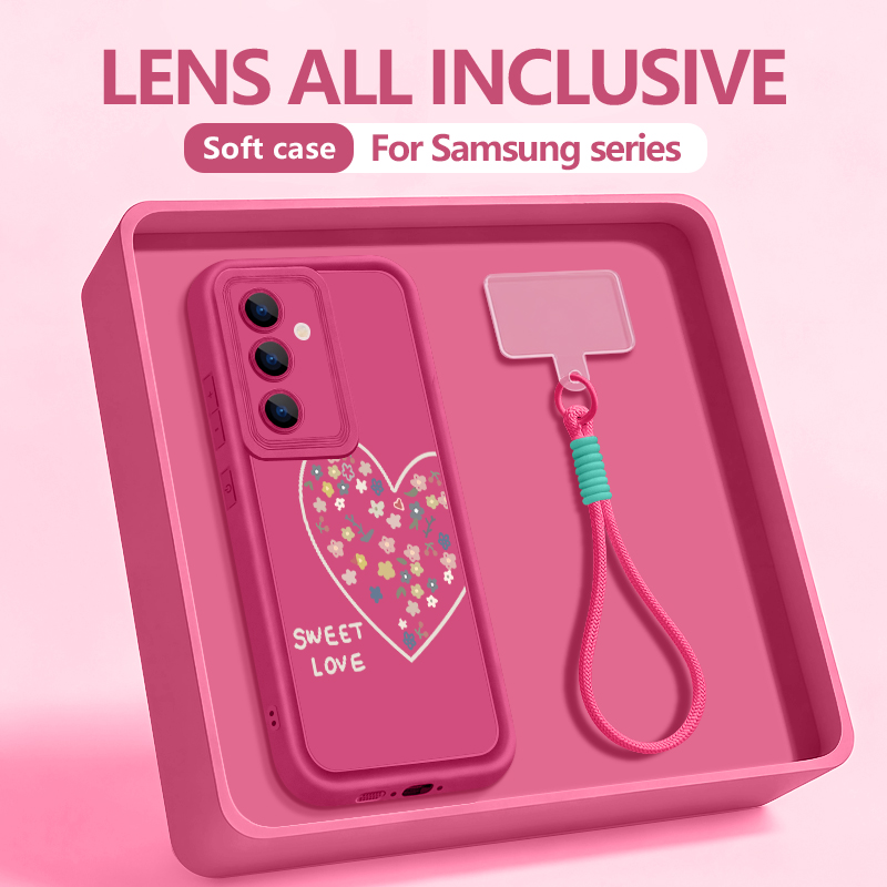 S25 Edge Case Cartoon Flowers  - Phone Cases For Samsung S21 5G のレビューと価格