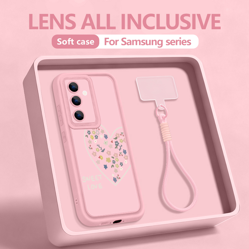 S25 Edge Case Cartoon Flowers  - Phone Cases For Samsung S21 5G のレビューと価格