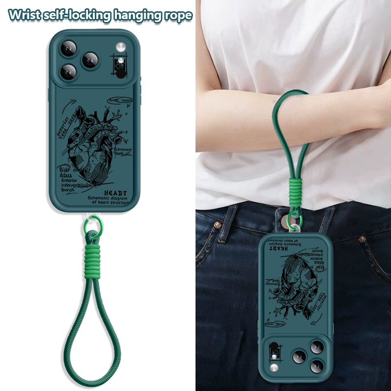 Creative Heart Model Pattern L - Phone Cases With Straps のレビューと価格