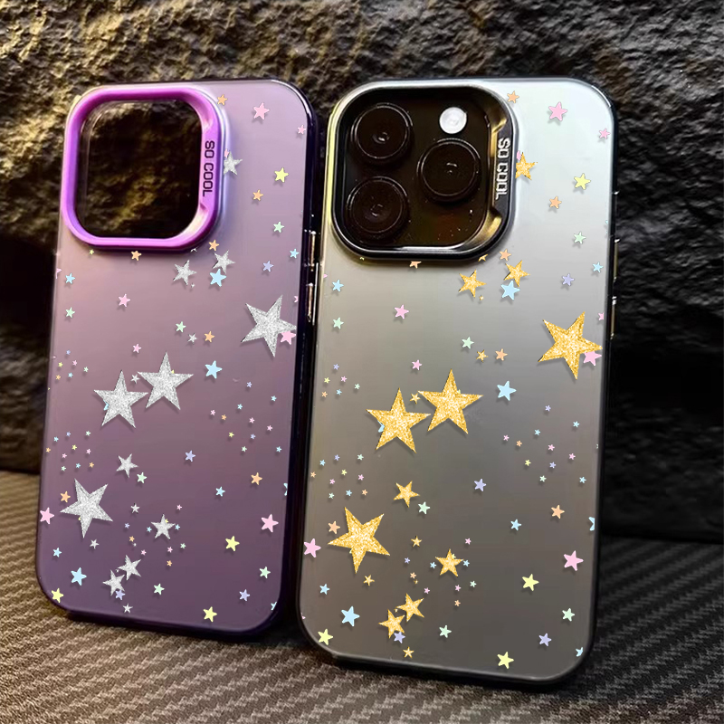 Colorful Star Pattern Matte Ha - Phone Cases Redmi のレビューと価格