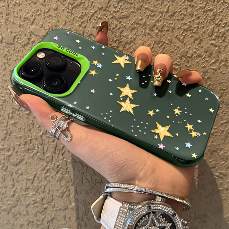 Colorful Star Pattern Matte Ha - Phone Cases Redmi のレビューと価格