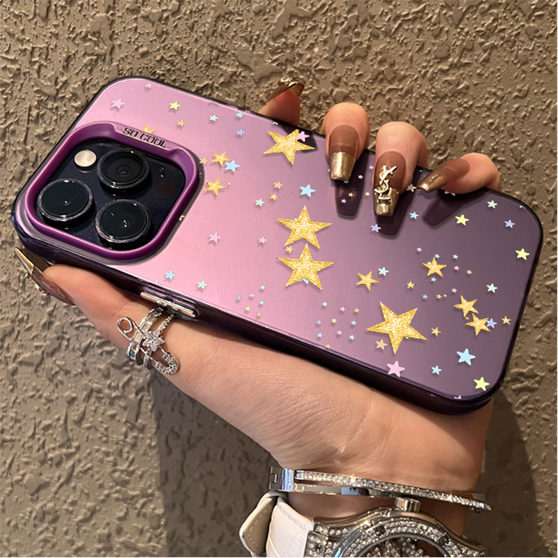 Colorful Star Pattern Matte Ha - Phone Cases Redmi のレビューと価格