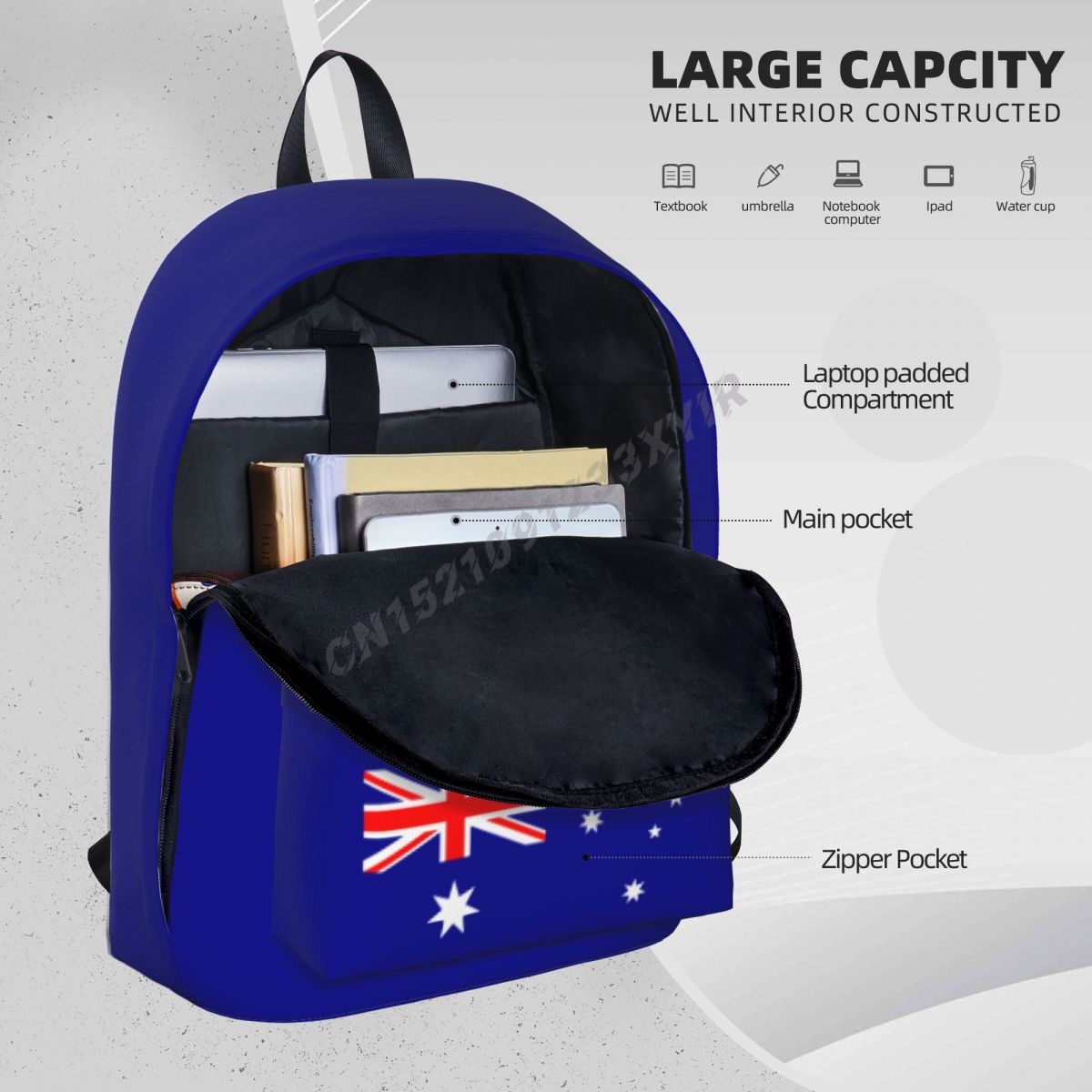 Unisex Backpack Australia Flag - Phone Cases Australia のレビューと価格