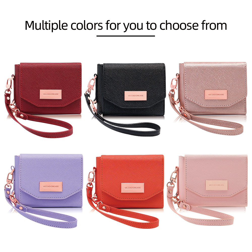 VIETAO Dark Red PU Leather Wal - Phone Cases With Straps のレビューと価格