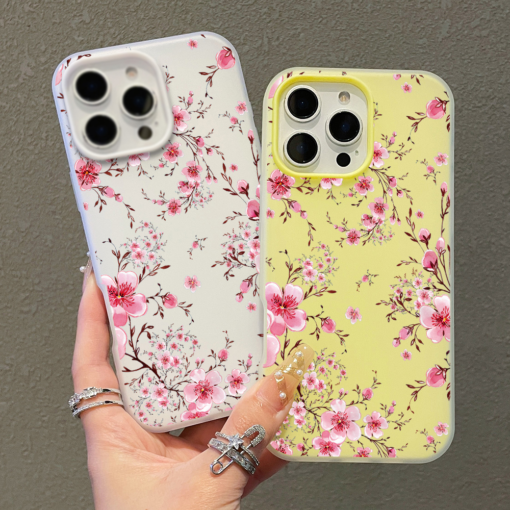 Pink Sakura Flower Pattern Pho - Phone Cases For Samsung S21 5G のレビューと価格