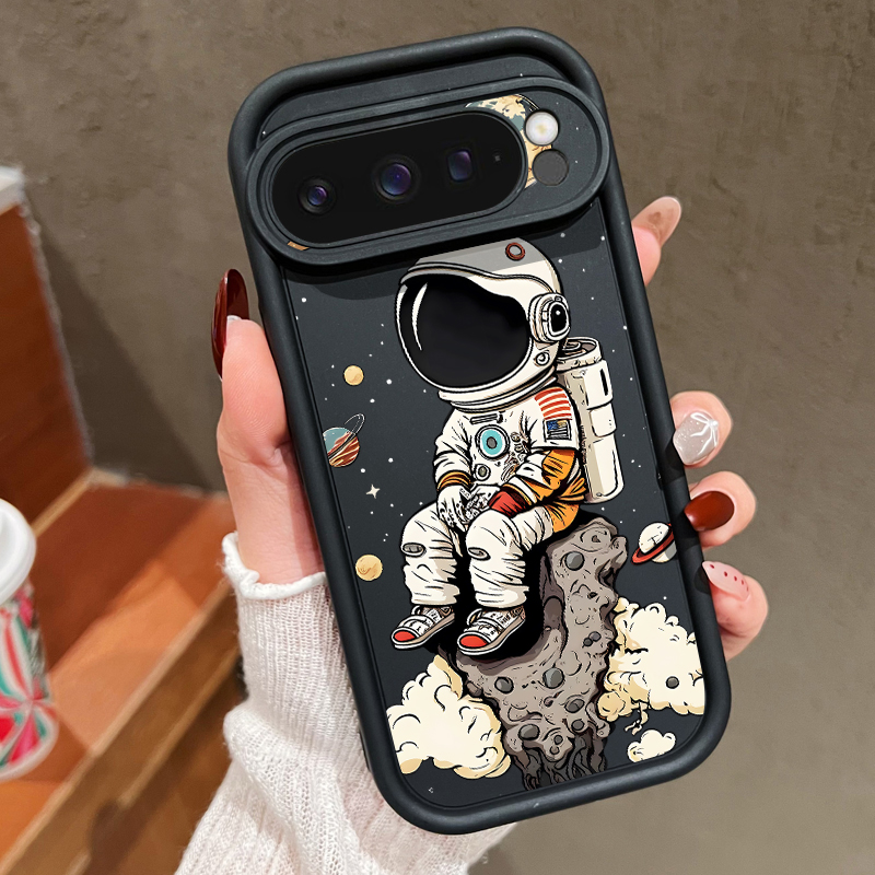 Cartoon Astronaut Print TPU Ph - Phone Cases Google Pixel 10 Pro のレビューと価格