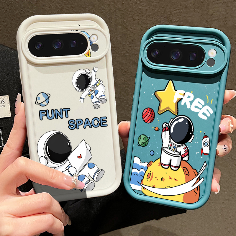 Cartoon Astronaut Print TPU Ph - Phone Cases Google Pixel 10 Pro のレビューと価格