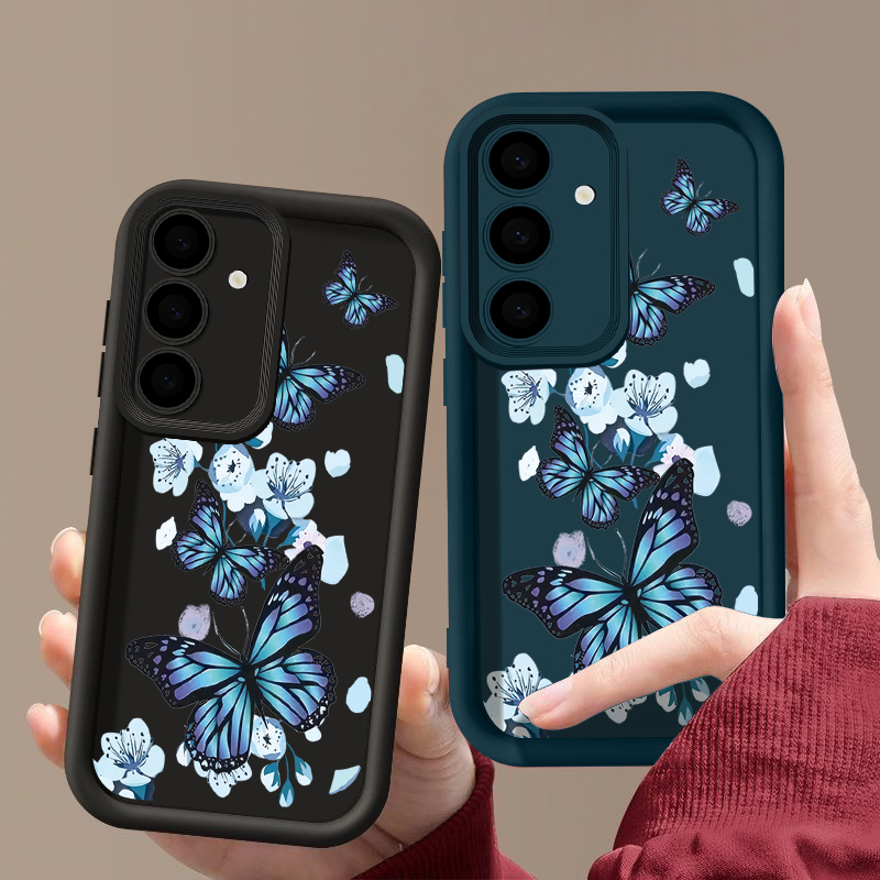Blue Butterfly TPU Case For Sa - Phone Cases Blue のレビューと価格
