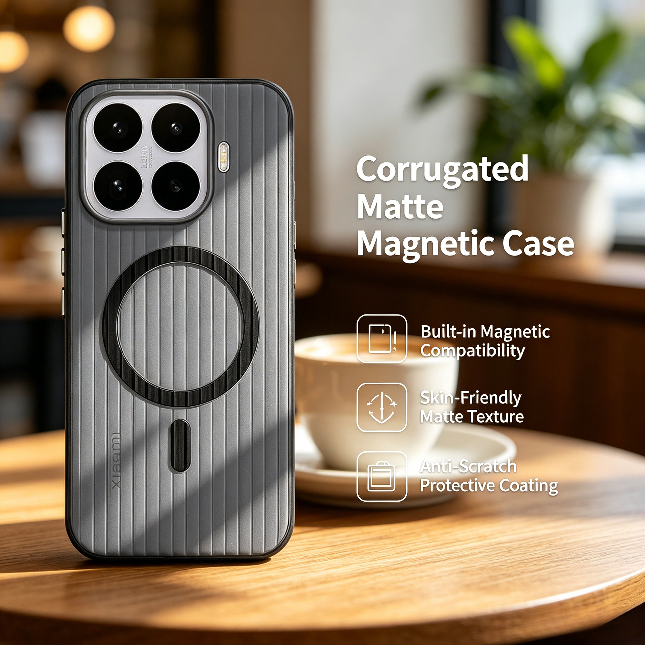3D Transparent Matte Corrugate - Clear Magsafe Case のレビューと価格
