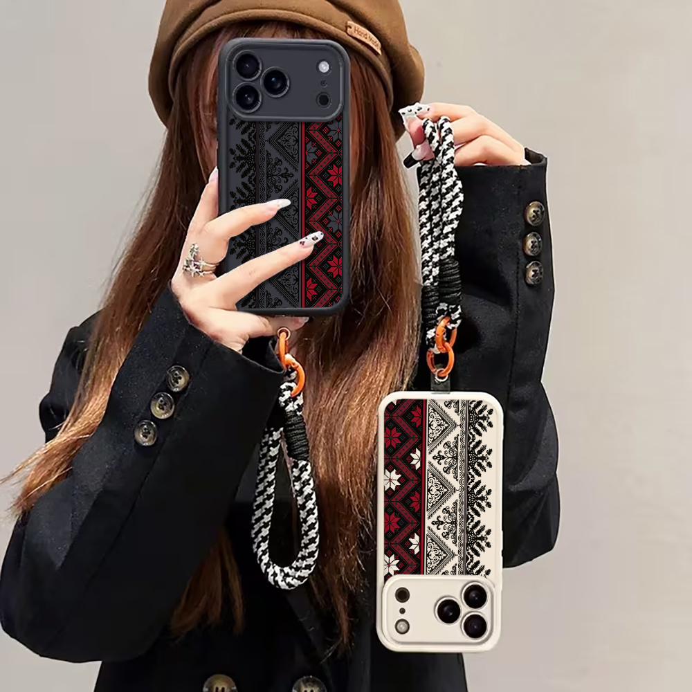 European Ethnic Style Hand Wri - Phone Cases With Straps のレビューと価格