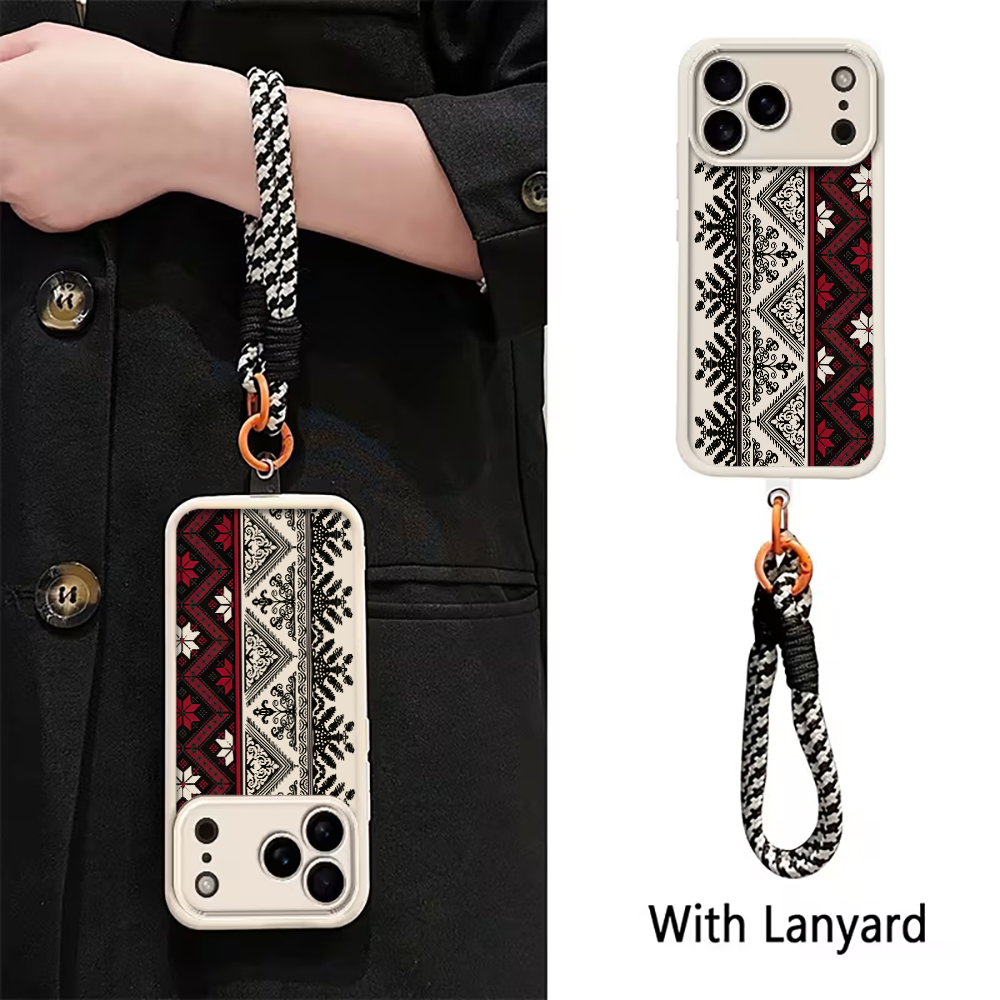European Ethnic Style Hand Wri - Phone Cases With Straps のレビューと価格
