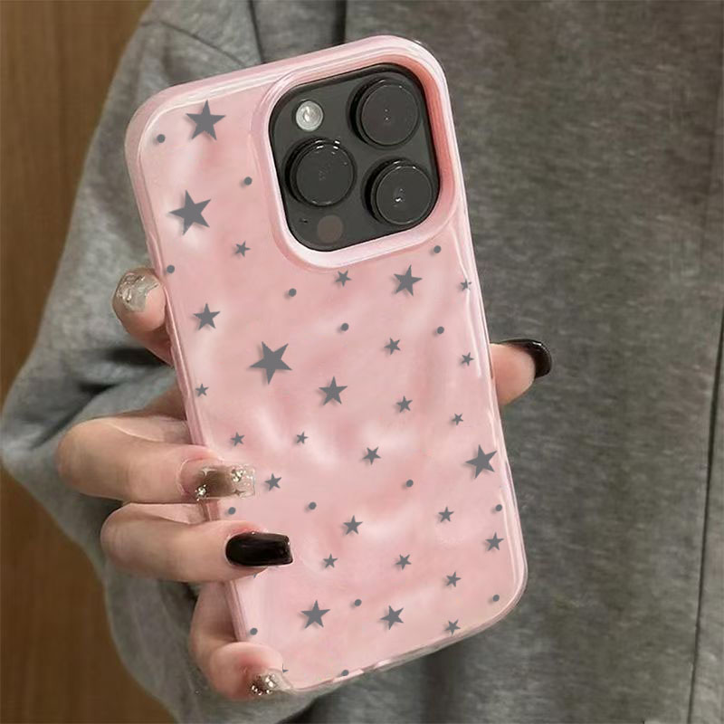 Minimalist Gray-Blue Star Wave - Phone Cases Unique のレビューと価格