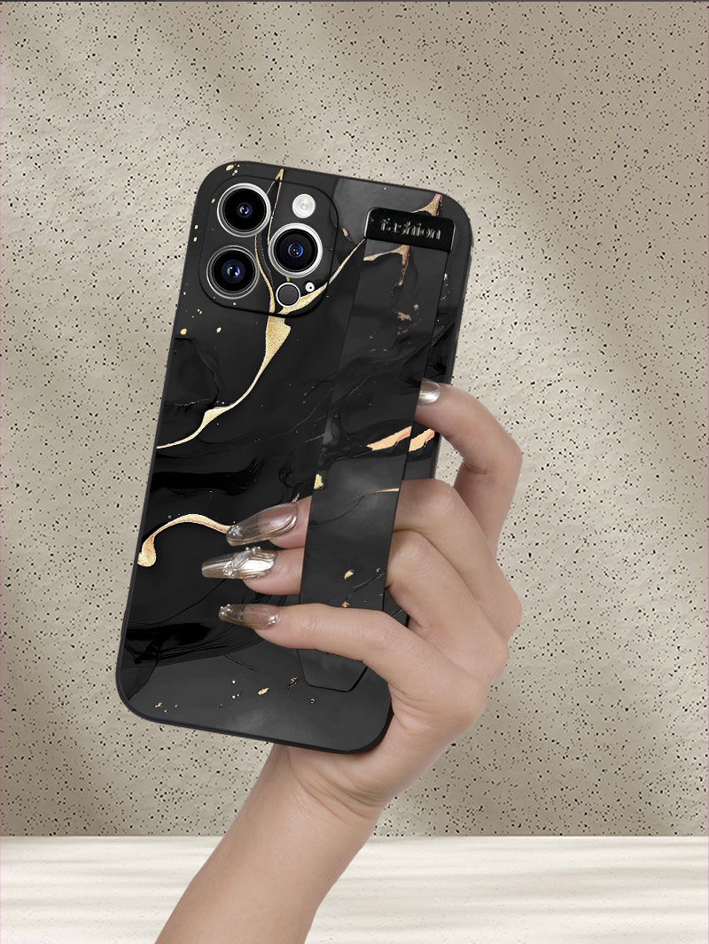 Luxury Liquid Silicone Marble  - Phone Cases With Straps のレビューと価格