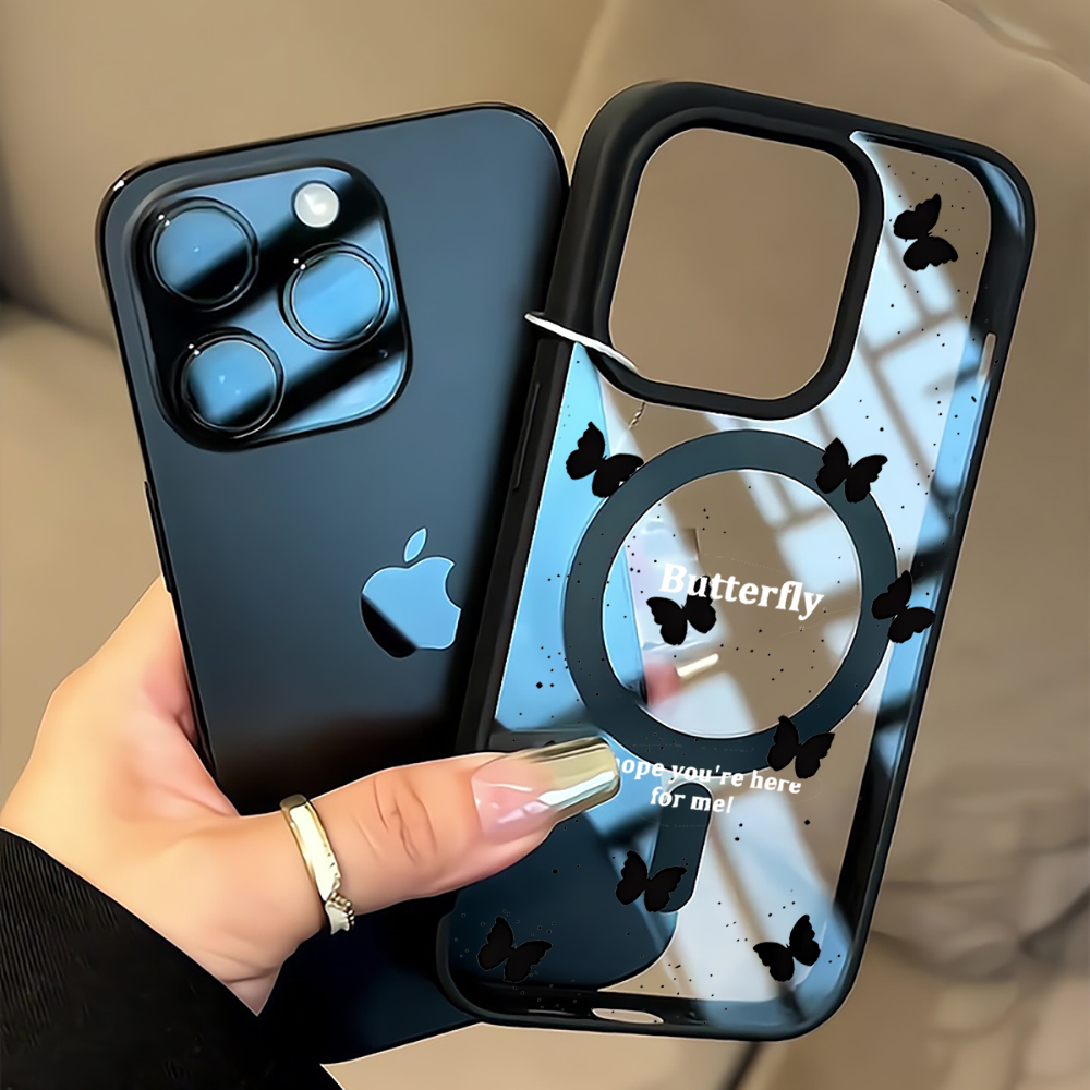 Cute Bow girl Clear Case For M - Clear Magsafe Case のレビューと価格